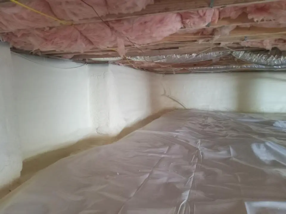 Crawl space encapsulation with closed-cell spray foam for Spray Foam Roofing in Surprise